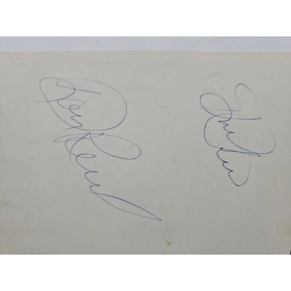 The Statler Brothers Hand Signed Promo Photograph Front And Back